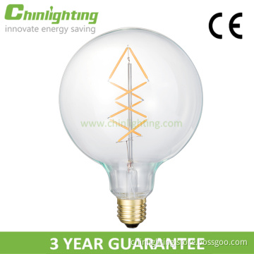 Special LED filament pattern G125 dc led bulb decoration DIY filament bulb